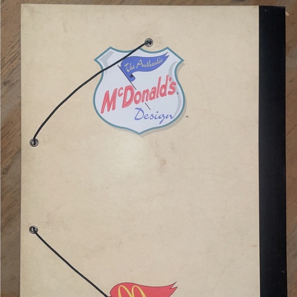 Vintage McDonald’s portfolio folder - Picture 3 of 3